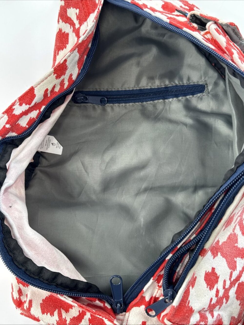 Kavu Rope Sling Crossbody Bag Large Red White Aztec Hiking Adjustable Strap - Picture 8 of 13